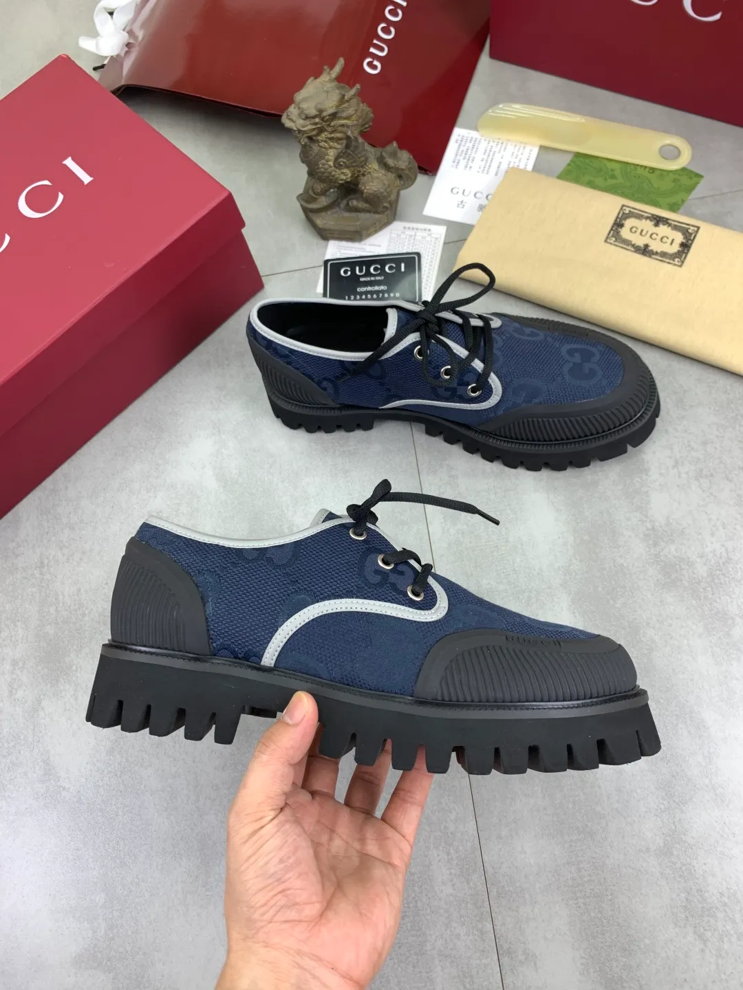 Men's Men's Shoes 💰P420 💰【New Style】 Gucci lazy slip-on couple 🧑‍🤝‍🧑 style high-top leather shoes hot selection (Gucci GUCCI) official website latest Gucci lazy 🎁 leather shoes, hot style 💥 style is simple and elegant, exclusive for trendy men. Unique official website latest brand original double G pressure Floral elements 👑 Original Gucci decoration, fashionable and elegant, fabric original calfskin with double G denim ✅ Fully imported soft sheepskin lining, official website designated wear-resistant lightweight foam business outsole, classic model taken in kind 🎬 Size: 35-46 Various colors available